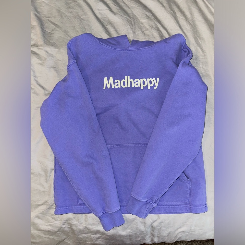 Madhappy Purple, Hooded Sweatshirt, Size Small